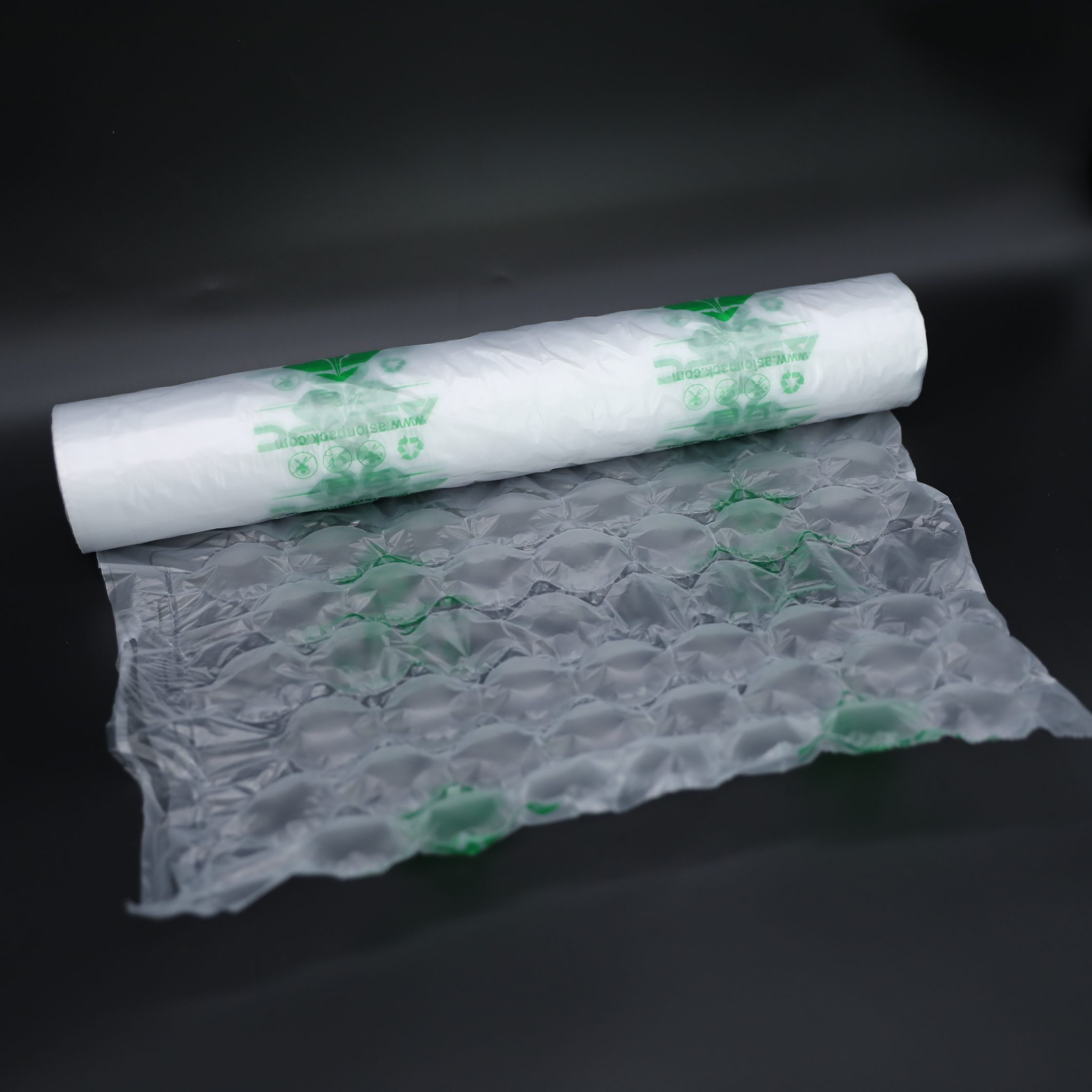 Transparente Kunststoff-Luftpolsterfolie für Glasprodukte